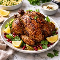 Djedj Mechoui Algerian Poulet Roti Roast Chicken