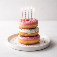Donut Birthday Cake