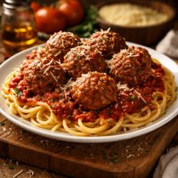 Dorothys Meatballs and Spaghetti