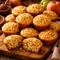 Double Apple Corn Muffins