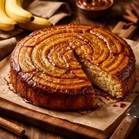 Double Banana Upside Down Cake