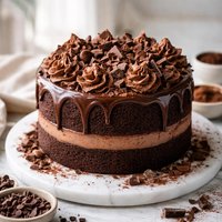 Double Choc Delight Cake