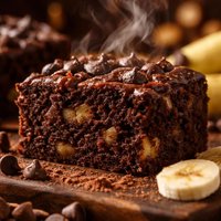 Double Chocolate Banana Snack Cake