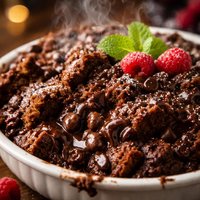 Double Chocolate Bread Pudding