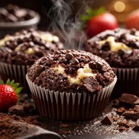 Double Chocolate Cheesecake Muffins New Zealand