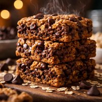 Double Chocolate Chip Oatmeal Bars