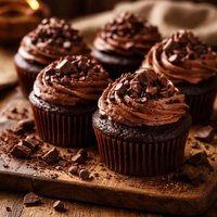 Double Chocolate Chunk Cupcakes