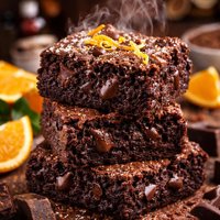 Double Chocolate Grand Marnier Brownies