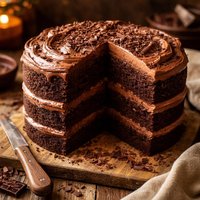Double Chocolate Layer Cake