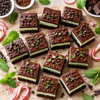Double Chocolate Mint Bars