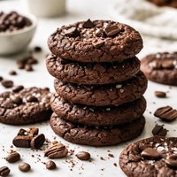Double Chocolate Mocha Cookies Gluten Free and Vegan