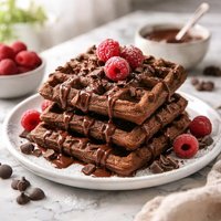 Double Chocolate Waffles