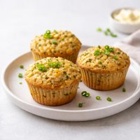 Double Corn and Green Chile Muffins