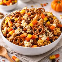 Double Corn Halloween Snack Mix