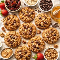 Double Date Delight Oatmeal Cookies
