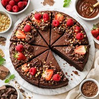 Double Decadent Brownie Torte