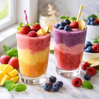 Double Fruit Shakes