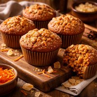 Double Ginger Carrot Muffins Big Ones
