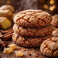 Double Ginger Crackle Cookies