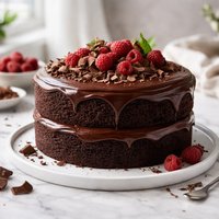 Double Layer Chocolate Cake