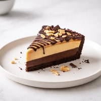 Double Layer Chocolate Peanut Butter Pie