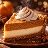 Double Layer Pumpkin Pie