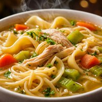 Double Noodle Chicken Soup