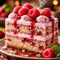 Double Raspberry Cake