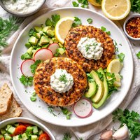 Double Salmon Cakes