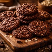 Double the Chocolate Oatmeal Cookies