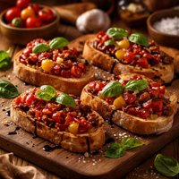 Double Tomato Bruschetta