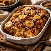 Down Home Banana Bread Pudding