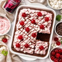 Dr Pepper Cherry Marshmallow Cake