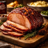 Dr Pepper Glazed Ham