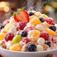 Dreamy Frozen Fruit Salad