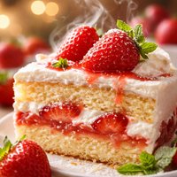 Dreamy Strawberry Cake