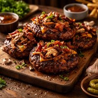 Dressed Up Burger Patties