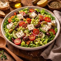 Dressed Up Greek Style Salad