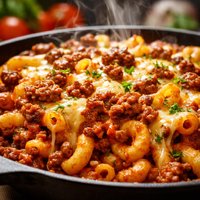 Dried Beef Macaroni Bake