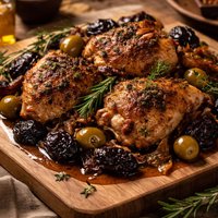 Dried Plum and Olive Chicken