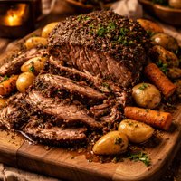 Drunken Garlic Crock Pot Roast