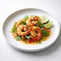 Drunken Lemongrass Shrimp