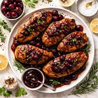 Duck Breasts with Balsamic Cherry Glaze