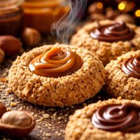 Dulce De Leche and Nutella Thumbprints