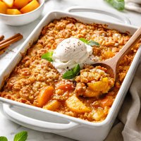 Dump Peach Cobbler