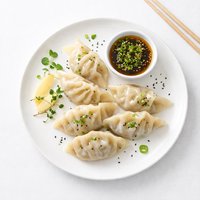 Dumplings with Ginger Dipping Sauce