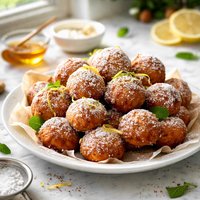 Dusted Vanilla Ricotta Fritters