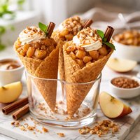 Dutch Apple Pie Cones