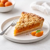Dutch Apricot Pie with Crumb Topping