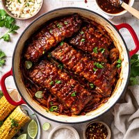 Dutch Oven Barbecue Ribs